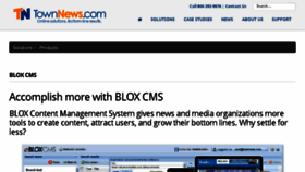 What Bloxcms.com website looked like in 2016 (7 years ago)