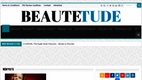What Beautetude.com website looked like in 2016 (7 years ago)