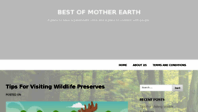 What Bestofmotherearth.com website looked like in 2016 (7 years ago)