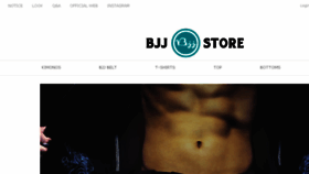 What Bjjstore.com website looked like in 2016 (7 years ago)