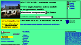 What Beaugite.com website looked like in 2016 (7 years ago)