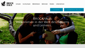 What Brockhaus.de website looked like in 2016 (7 years ago)