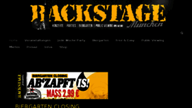 What Backstage.eu website looked like in 2016 (9 years ago)
