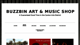 What Buzzbinmagazine.com website looked like in 2016 (7 years ago)