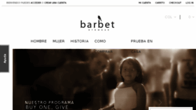 What Barbet.co website looked like in 2016 (7 years ago)