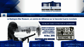 What Bastognewarmuseum.be website looked like in 2016 (7 years ago)