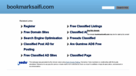 What Bookmarksaifi.com website looked like in 2016 (7 years ago)