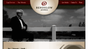 What Bendelow.net website looked like in 2016 (7 years ago)