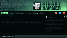 What Binaryhammer.com website looked like in 2016 (7 years ago)
