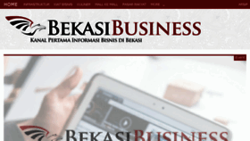 What Bekasibusiness.com website looked like in 2016 (7 years ago)
