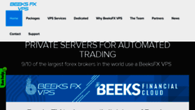 What Beeksfx.com website looked like in 2016 (7 years ago)