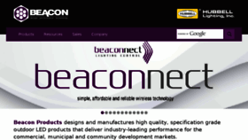 What Beaconproducts.com website looked like in 2016 (7 years ago)