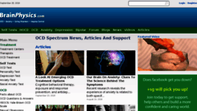 What Brainphysics.com website looked like in 2016 (7 years ago)