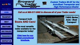 What Browardtrailer.net website looked like in 2016 (7 years ago)