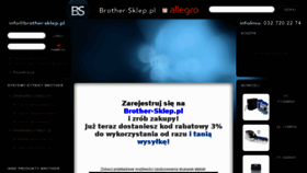 What Brother-sklep.pl website looked like in 2016 (7 years ago)