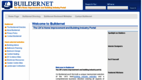 What Buildernet.com website looked like in 2016 (7 years ago)