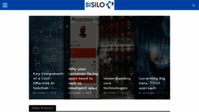 What Bisilo.com website looked like in 2016 (7 years ago)