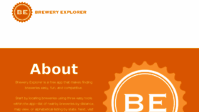 What Breweryexplorer.us website looked like in 2016 (7 years ago)