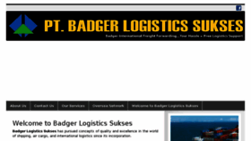 What Badger.co.id website looked like in 2016 (7 years ago)