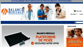 What Balance-medicale.fr website looked like in 2016 (7 years ago)