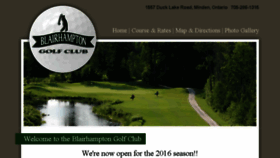 What Blairhamptongolf.com website looked like in 2016 (7 years ago)