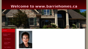 What Barriehomes.ca website looked like in 2016 (7 years ago)