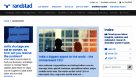 What Blog.randstad.in website looked like in 2016 (7 years ago)