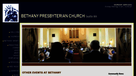 What Bethanypc.org website looked like in 2016 (7 years ago)