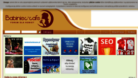 What Babiniec-cafe.pl website looked like in 2016 (8 years ago)