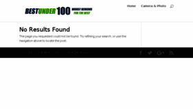 What Bestunder100.com website looked like in 2016 (7 years ago)