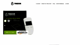 What Buytrezor.com website looked like in 2016 (7 years ago)