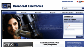 What Bdcast.com website looked like in 2016 (7 years ago)