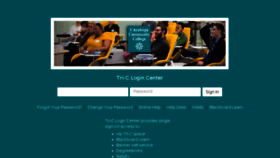 What Bblearn.tri-c.edu website looked like in 2016 (7 years ago)