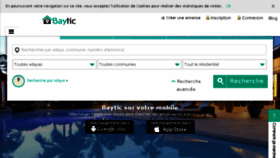 What Baytic.com website looked like in 2016 (8 years ago)