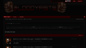 What Bloodyfists.co website looked like in 2016 (7 years ago)
