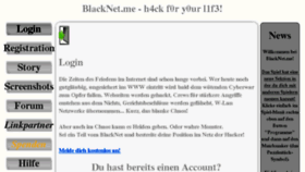 What Blacknet.me website looked like in 2016 (7 years ago)