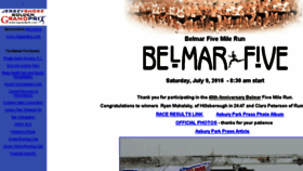 What Belmar5.com website looked like in 2016 (7 years ago)