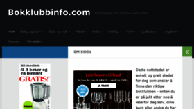 What Bokklubbinfo.com website looked like in 2016 (7 years ago)