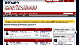 What Blueshirtsbrotherhood.com website looked like in 2016 (7 years ago)
