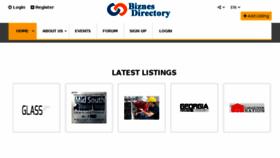 What Biznesdirectory.com website looked like in 2016 (7 years ago)