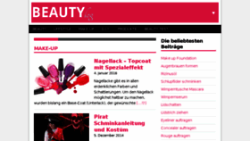 What Beautylog.de website looked like in 2016 (7 years ago)