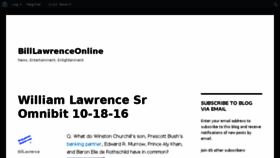What Billlawrenceonline.com website looked like in 2016 (7 years ago)