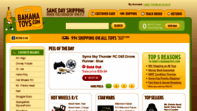 What Bananatoys.com website looked like in 2016 (7 years ago)