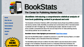 What Bookstats.org website looked like in 2016 (7 years ago)