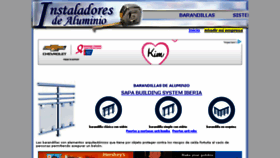 What Barandillas.com website looked like in 2016 (7 years ago)
