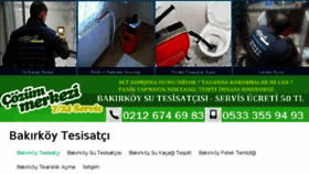 What Bakirkoytesisatci.net website looked like in 2016 (7 years ago)
