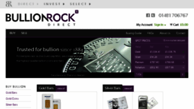 What Bullionrock.com website looked like in 2016 (7 years ago)