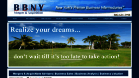 What Bizbrokersny.com website looked like in 2016 (7 years ago)