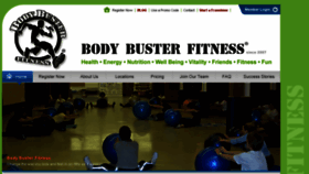 What Bodybusterfitness.com website looked like in 2016 (7 years ago)