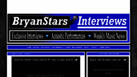 What Bryanstars.com website looked like in 2016 (7 years ago)
